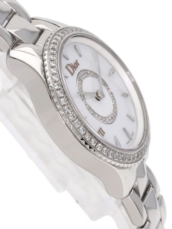 Dior Montaigne Diamond Bezel Watch SS main image 4